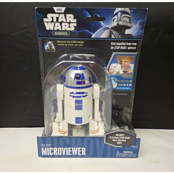 Star Wars Science R2-D2 Microviewer Science Magnifier + 12 Specimen Slides NEW - Picture 3 of 14